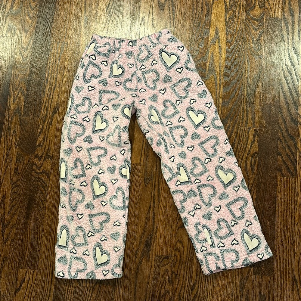 Iscream fuzzy PJ pants, well loved.